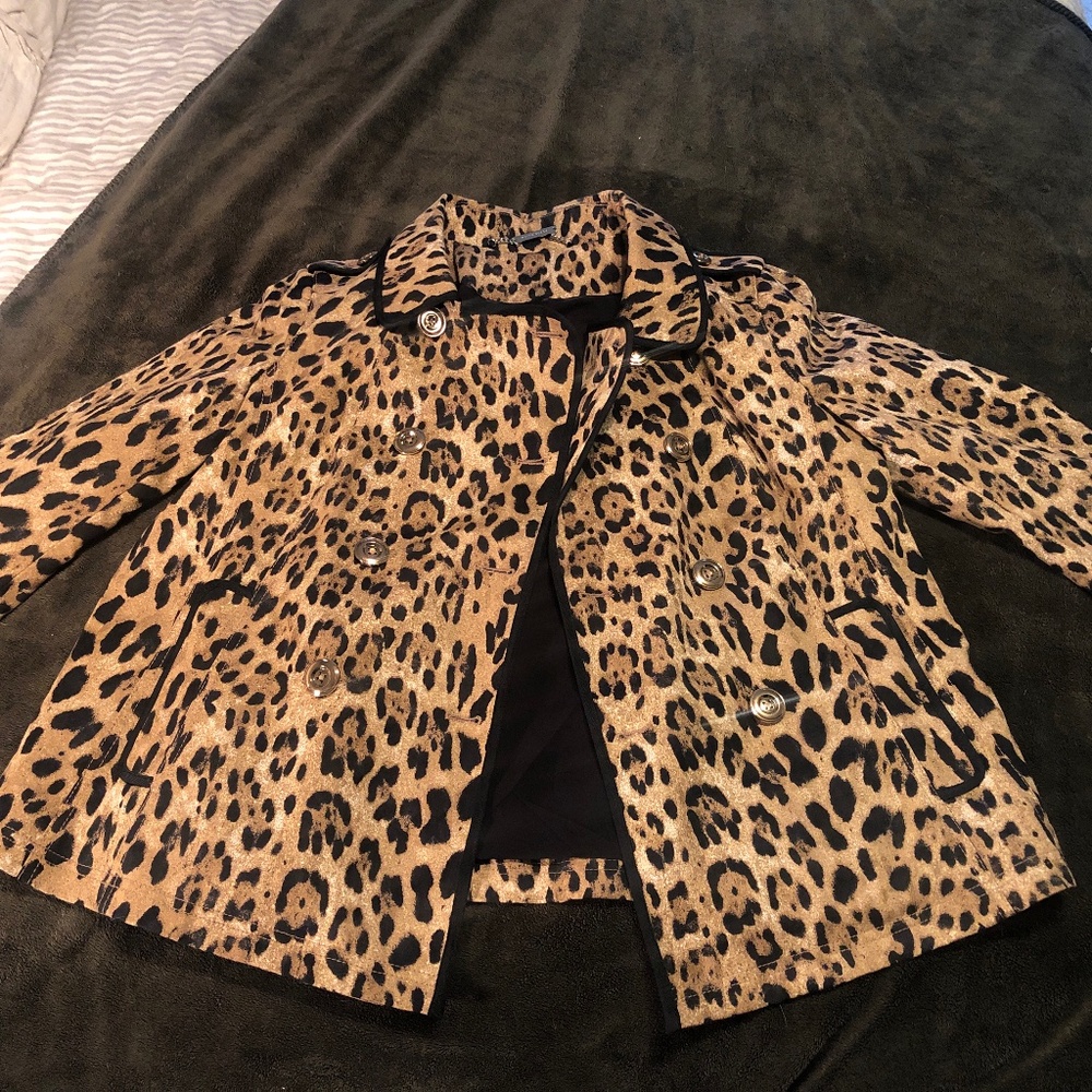 Leopard print jacket